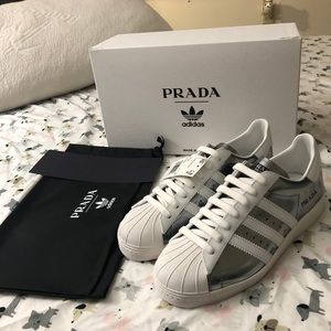 Adidas X Prada Superstar US7
